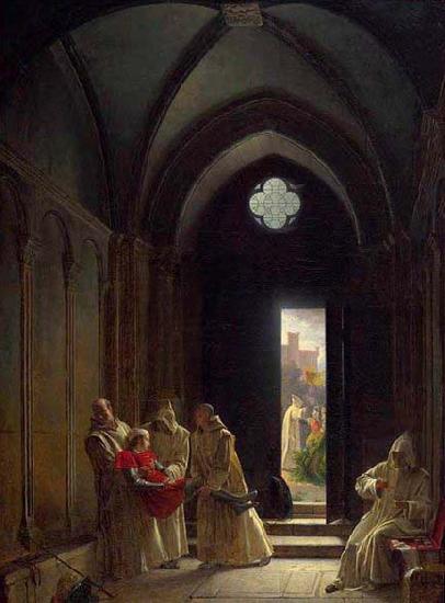 Richard Parkes Bonington Death of the Prince de Talmont France oil painting art